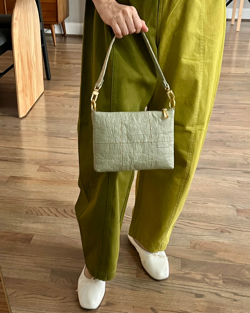Runing Stitch Baguette, Sage