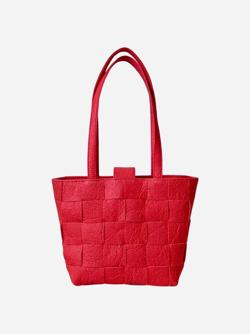 Woven Tote, paprika