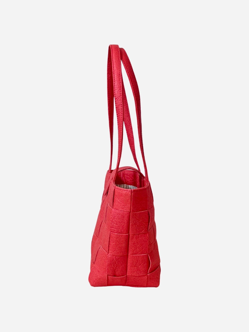 Woven Tote, paprika