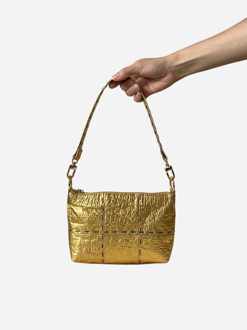 Runing Stitch Baguette, Gold
