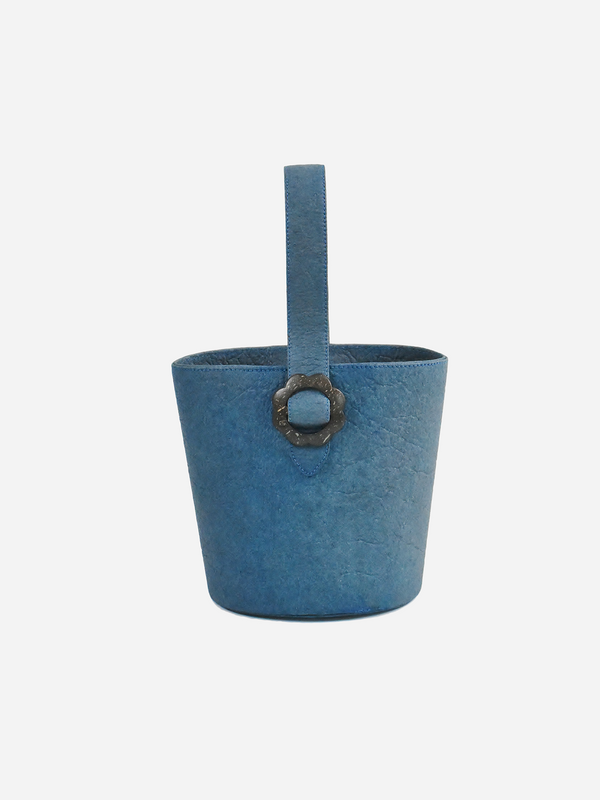 Flower Bucket, Indigo