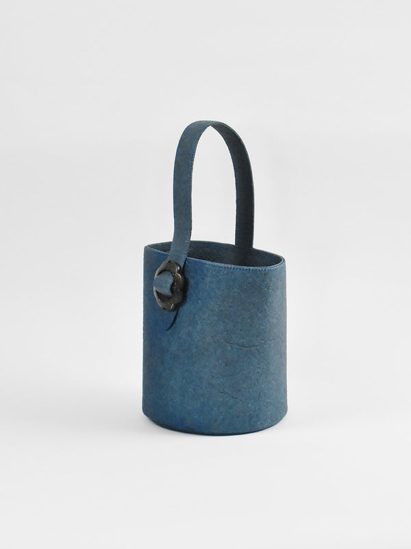 Flower Bucket, Indigo