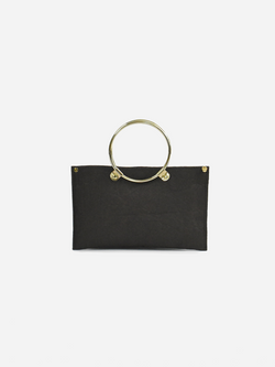 Ring Clutch, Dark Brown